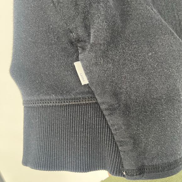 Vuori Cosmos Zip Up Hoodie Sweatshirt Black Size Medium - Picture 6 of 12